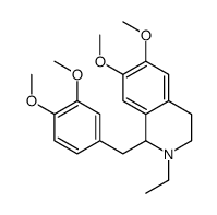 1-(3,4-DIMETHOXYBENZYL)-2-ETHYL-6,7-DIMETHOXY-1,2,3,4-TETRAHYDROISOQUINOLINE结构式