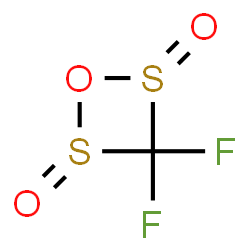 1,2,4-Oxadithietane,3,3-difluoro-,2,4-dioxide(9CI) Structure