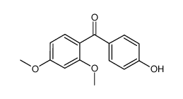 2,4-二甲氧基-4羟基二苯甲酮结构式