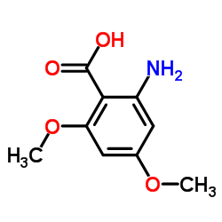 2-Amino-4,6-dimethoxybenzoic acid structure