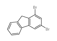 1,3-dibromo-9H-fluorene结构式