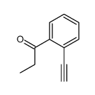 1-(2-ethynylphenyl)propan-1-one Structure