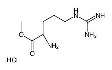 (S)-METHYL 2-AMINO-5-GUANIDINOPENTANOATE HYDROCHLORIDE结构式