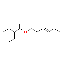 HEX-3-ENYL2-ETHYLBUTYRATE Structure