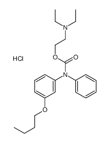 2-[(3-butoxyphenyl)-phenylcarbamoyl]oxyethyl-diethylazanium,chloride结构式