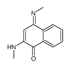 2-(methylamino)-4-methyliminonaphthalen-1-one结构式