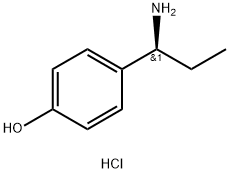 4-((1S)-1-AMINOPROPYL)PHENOL HCl structure