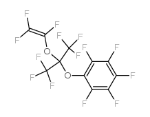 1-(pentafluorophenoxy)hexafluoroisopropyl trifluorovinyl ether Structure