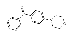 4-吗啉二苯甲酮结构式