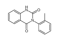 3-(2-methylphenyl)quinazoline-2,4(1H,3H)-dione结构式