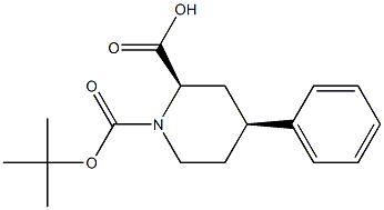 (2R,4S)-1-(tert-Butoxycarbonyl)-4-phenylpiperidine-2-carboxylic acid picture