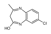 8-chloro-4-methyl-1,3-dihydro-1,5-benzodiazepin-2-one Structure