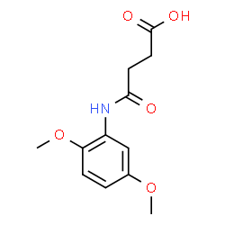 4-((2,5-dimethoxyphenyl)amino)-4-oxobutanoic acid Structure