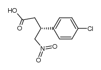 (R)-baclofen Structure