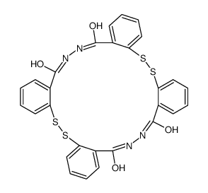 N,N'-BIS(2,2'-DITHIOSALICYL)HYDRAZIDE structure