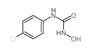 Urea,N-(4-chlorophenyl)-N'-hydroxy- structure