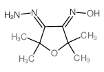 3,4(2H,5H)-Furandione,2,2,5,5-tetramethyl-, 4-hydrazone, 3-oxime结构式