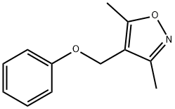 (3,5-dimethyl-4-isoxazolyl)methyl phenyl ether Structure