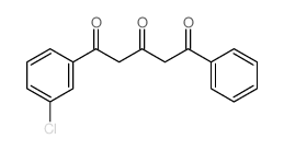 1,3,5-Pentanetrione,1-(3-chlorophenyl)-5-phenyl- Structure