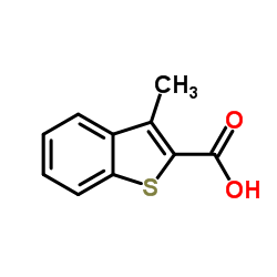 3-Methyl-1-benzothiophene-2-carboxylic acid structure