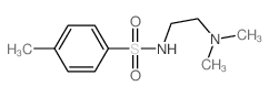 Benzenesulfonamide, N-(2-(dimethylamino)ethyl)-4-methyl- (9CI)结构式