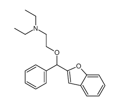 Triethylamine, 2-((alpha-2-benzofuranylbenzyl)oxy)-结构式