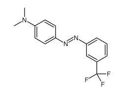 N,N-dimethyl-4-[[3-(trifluoromethyl)phenyl]diazenyl]aniline Structure