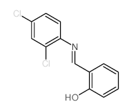 6-[[(2,4-dichlorophenyl)amino]methylidene]cyclohexa-2,4-dien-1-one结构式