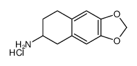5,6,7,8-tetrahydrobenzo[f][1,3]benzodioxol-6-ylazanium,chloride结构式