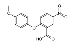 2-(4-Methoxyphenoxy)-5-nitrobenzoic acid Structure