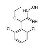 2-(2,6-Dichlorophenyl)-2-ethoxy-N1-hydroxyacetamidine结构式