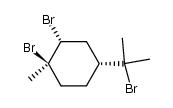 (1RS,2RS,4RS)-1,2,8-tribromo-p-menthane结构式