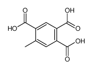 5-methyl-1,2,4-Benzenetricarboxylic acid Structure