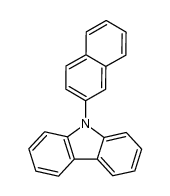 N-(2-naphthyl)carbazole Structure