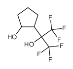 2-(1,1,1,3,3,3-Hexafluoro- 2-hydroxypropan-2-yl) cyclopentanol结构式