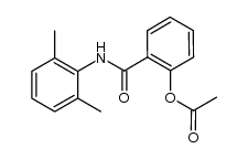 N-(2,6-dimethylphenyl)-2-acetoxybenzamide结构式