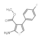 methyl 2-amino-4-(4-fluorophenyl)thiophene-3-carboxylate structure