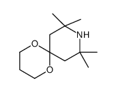 8,8,10,10-tetramethyl-1,5-dioxa-9-azaspiro[5.5]undecane结构式