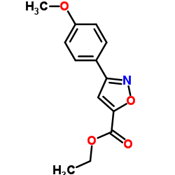 Ethyl 3-(4-methoxyphenyl)isoxazole-5-carboxylate picture