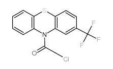 2-氯-1-(2-三氟甲基苯并噻嗪-10-基)乙酮结构式