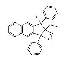 2,2-dimethoxy-1,3-diphenyl-2,3-dihydro-1H-cyclopenta[b]naphthalene-1,3-diol Structure