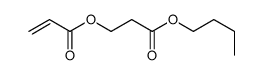 butyl 3-prop-2-enoyloxypropanoate structure