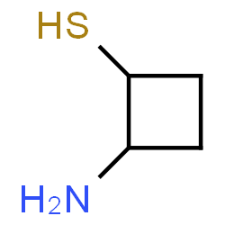 Cyclobutanethiol, 2-amino- (9CI) structure