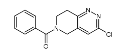 6-benzoyl-3-chloro-5,6,7,8-tetrahydro-pyrido[4,3-c]pyridazine Structure