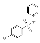 Pyridinium, 1-[[ (4-methylphenyl)sulfonyl]amino]-, hydroxide, inner salt Structure
