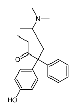 6-(dimethylamino)-4-(4-hydroxyphenyl)-4-phenylheptan-3-one Structure
