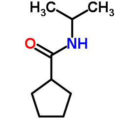 CYCLOPENTANECARBOXAMIDE, N-(1-METHYLETHYL)- structure