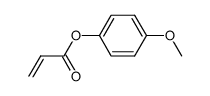 4-methoxyphenyl acrylate结构式
