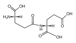 ((S)-4-amino-4-carboxybutanoyl)-D-glutamic acid Structure