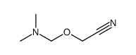 2-[(dimethylamino)methoxy]acetonitrile结构式